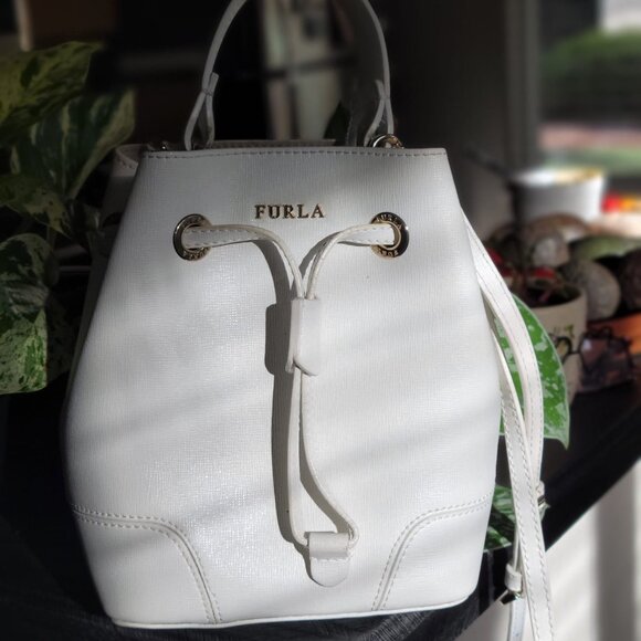 Furla 'Stacy’ Leather Mini Bucket
